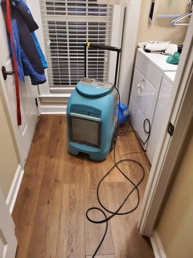 Commercial dehumidifier deployed for Flood Damage Cleanup in Okmulgee