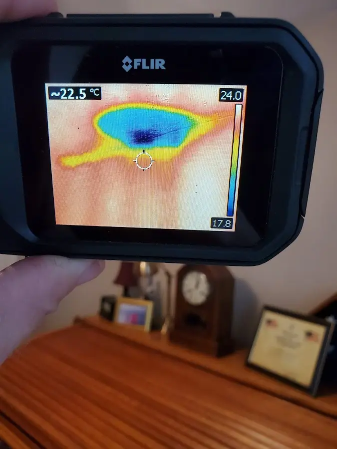 Thermal imaging inspection for water damage in Okmulgee